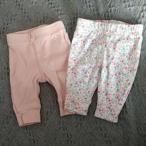 Set of newborn pants